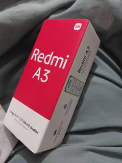 Redmi A3 box pack PTA approved