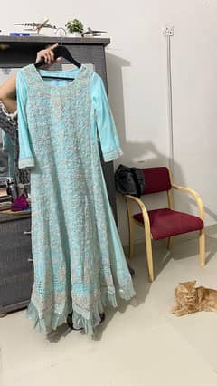 bridal lehenga and maxi urgent sale medium small size