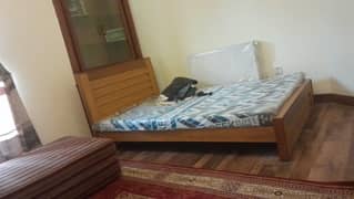 1 single bed with mattress