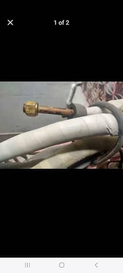 dawlance 1.5 ton ac pipe original cooper total 20ft