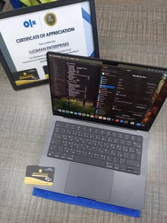 LIKE NEW MACBOOK PRO M3 2023 14 INCH 18GB RAM 512GB SSD 18 CYCLE 100 H