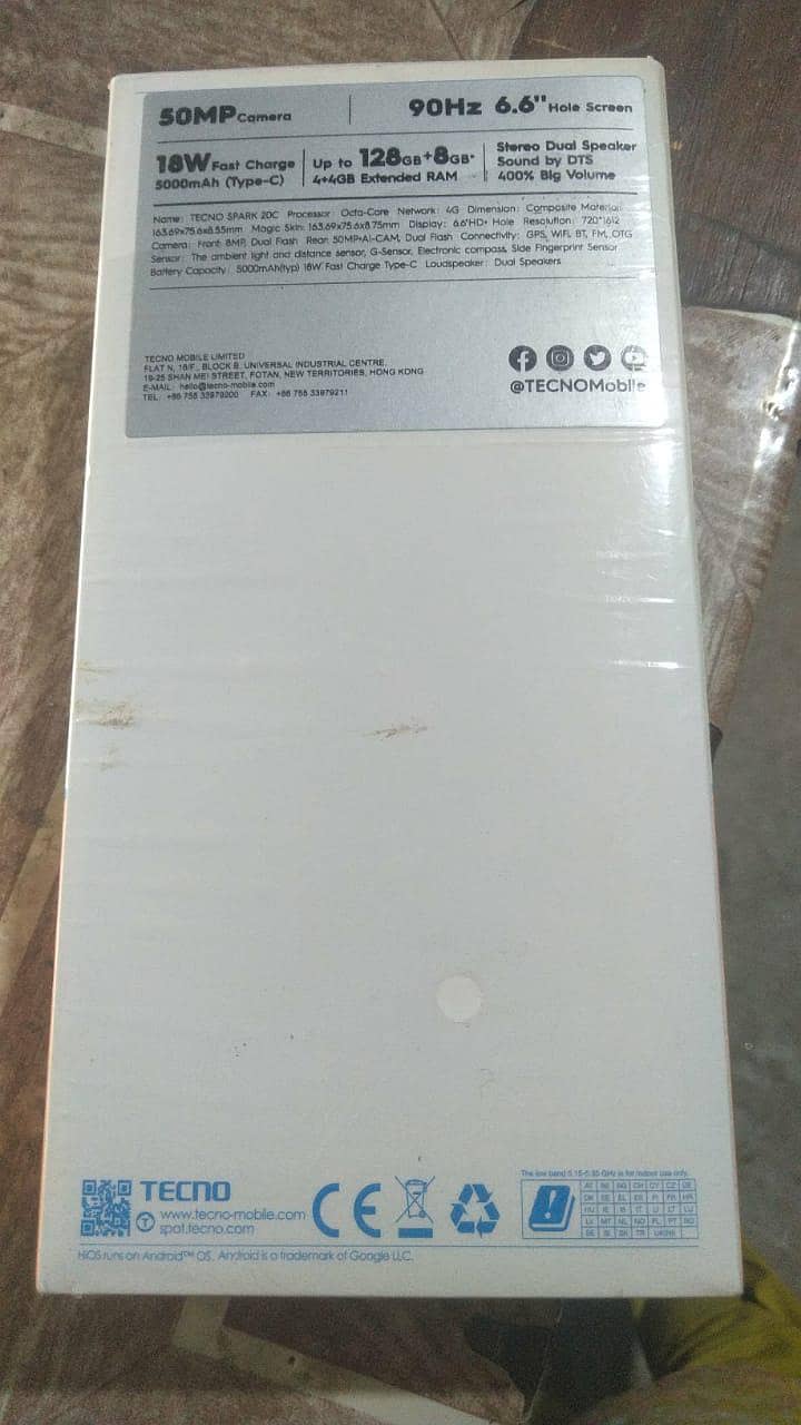 Tecno spark 20c condition 10/10 7