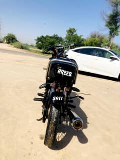 Honda cg 125 16 model h black paper laga h