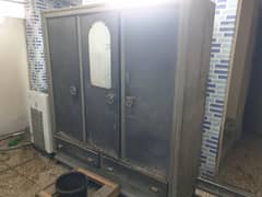 metal 3 door wardrobe