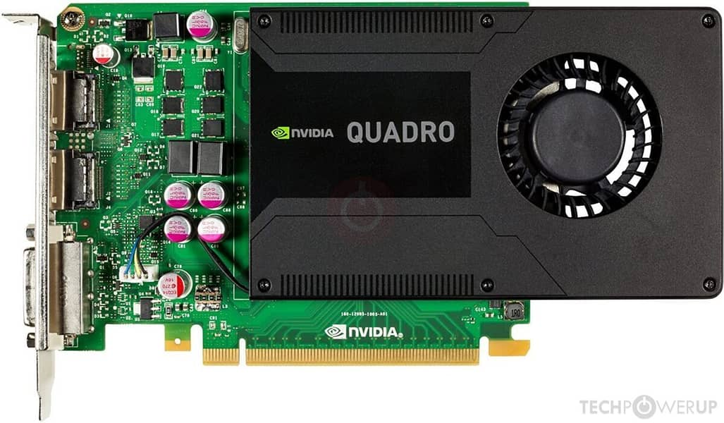GPU: GK107 (Kepler architecture) CUDA Cores: 384 Memory: 2GB GDDR5 Mem 2