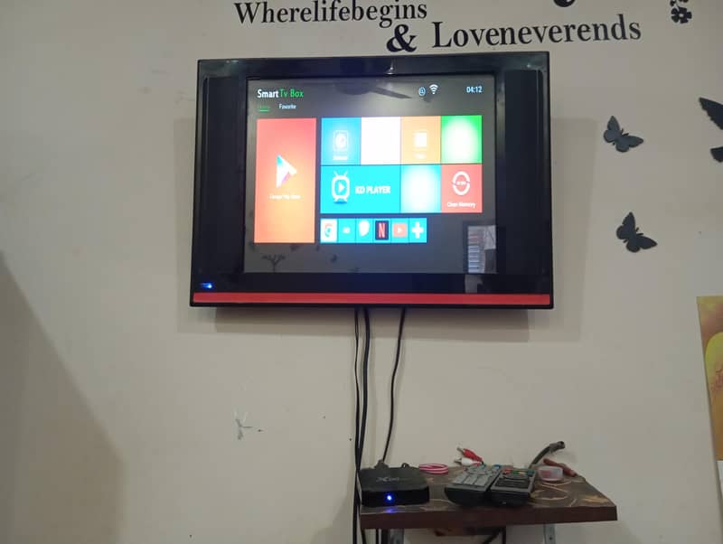 22" LED With X96 android Box 0