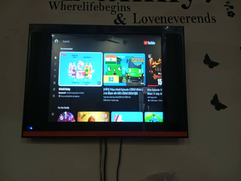 22" LED With X96 android Box 2