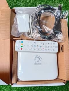 Etisalat Android Tv Box (Branded)(with Adapter and remote)