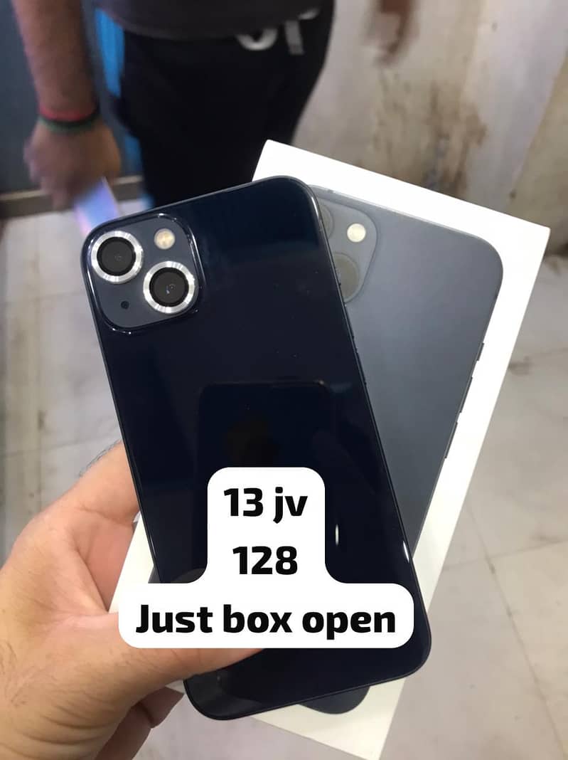 IPHONE 13 128 Gb Condition 10/10 NON PTA BLACK BOX JUST BOX OPEN 0