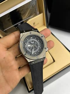 Hublot Signature Watch | Classy Black Strap | Stylish & Strong