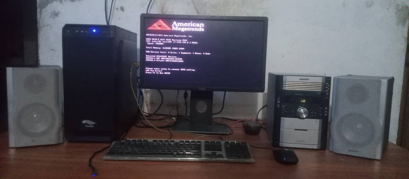 I7 3thd thunder computer with sharp company sound system 1