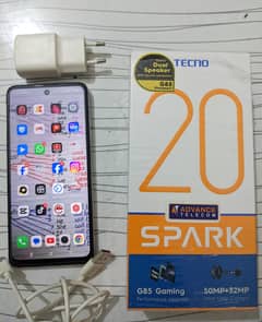 Tecno Spark 20 8+8/256 10/10 condition