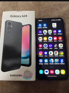 galaxy a24 all accessories very good condition 9.5/10