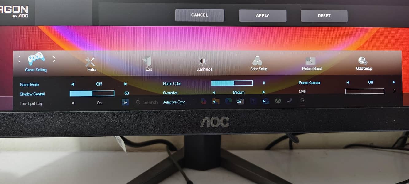 AOC Q27G4 27" 1440p 180 hz gaming monitor 10/10 open box condition 12