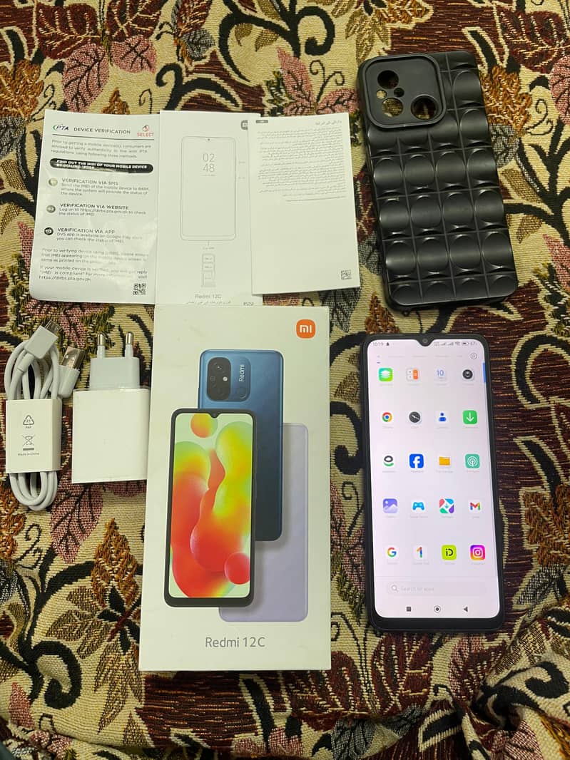 Redmi 12c Complete box 0