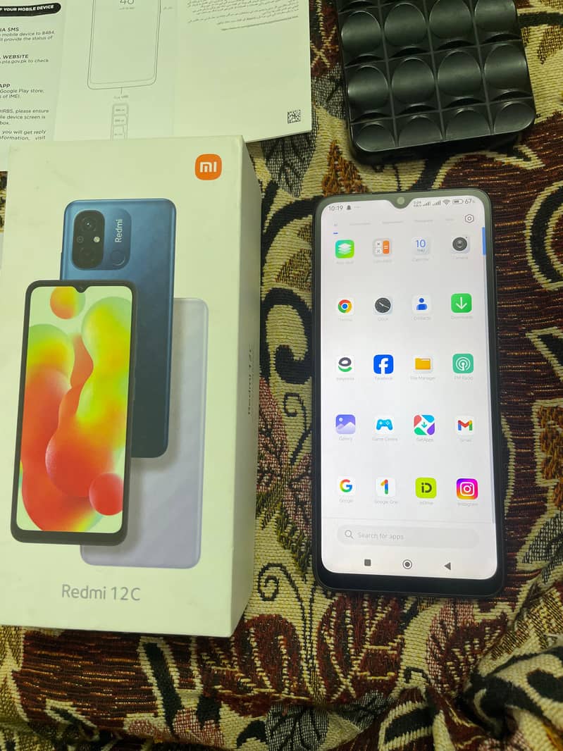 Redmi 12c Complete box 4