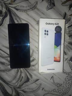 Samsung a22 6/128 with box and wire