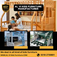 Bunk bed | Kid wooden bunker bed | Baby bed | Double bed | Triple bed