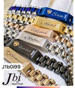 CUSTOMIZE NAME ROLEX BRACELET*