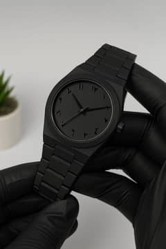 Black Arabic Aura Watch