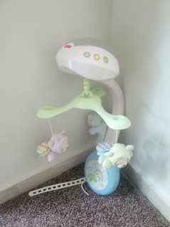baby crib fisher price toy  3 in 1  light projection