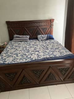 Wooden bed