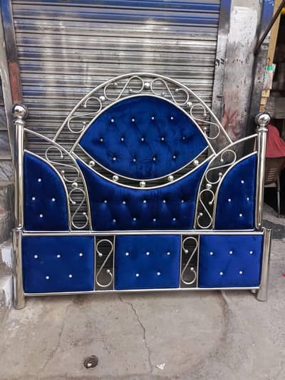 Stainless Steel double Bed Furniture