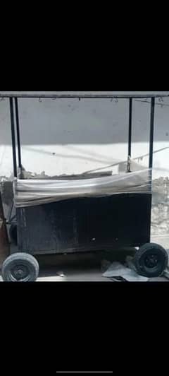 steel food cart