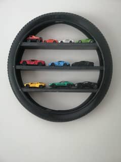 wall mounted hotwheels and diecast decoration tire