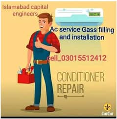 ac repairing ac service Ac installation ac gas filling