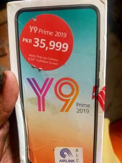 huwai y9 prim 4 128gb complete Saman popup camera