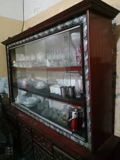 wood bartan almari