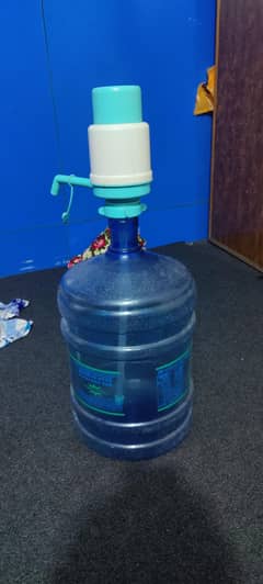 water gallon with water pump
