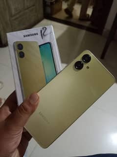 Samsung a06 just box open and 9 days use fazool offer walay door rahai