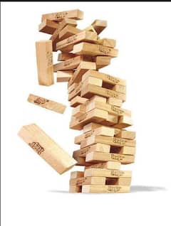Giant Jenga Party Game - Stacks Higher for Fun!