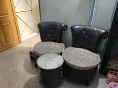 Sofa Chairs with table