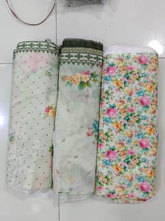 summer collection / ladies suits / 3pcs lawn printed suits