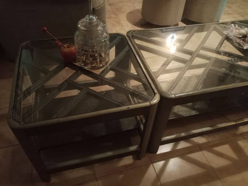 1 center table and 2 side tables 3
