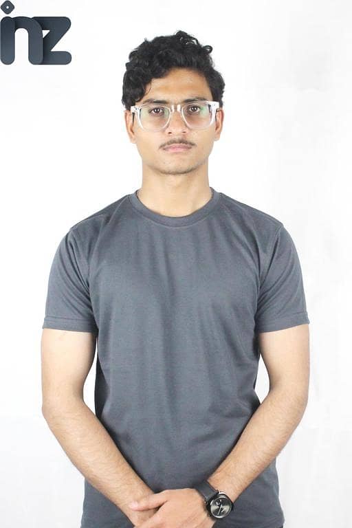 Men's and Boys' Half Sleeve Cotton Round Neck T-Shirt for Casual and Formal Wear