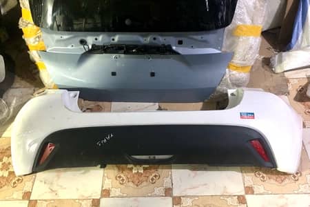 yaris 2022 back bumper