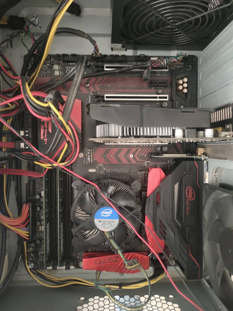 i7 7th 7700k processor with Z270 k6 ASrock motherboard gt 740 ddr5 gpu 1