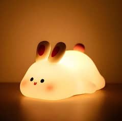 Big Faced Rabbit Silicone Night Light