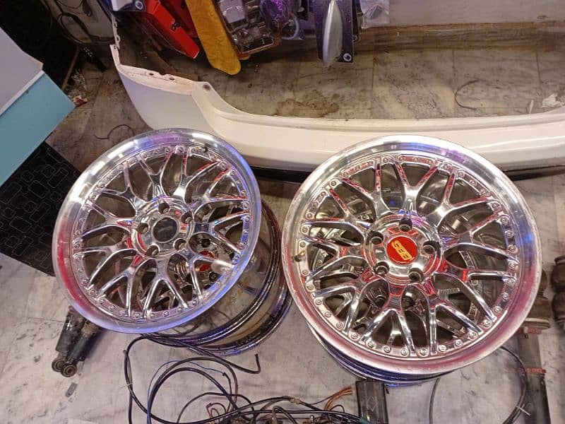BBS and rays te37 rims 5 nuts 114 pcd - Tyres - 1103351673