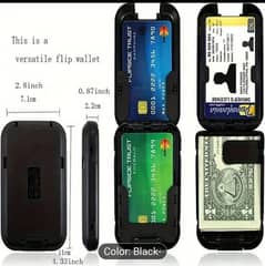 high quality imported black plastic men's wallet
