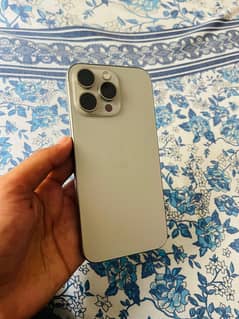 I phone 15 pro max natural titanium 256gb  jv for sale