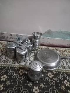 steel pots frypan jug cattle 4 lunch box