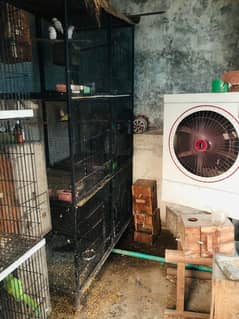 6 portion iron heavy cage.