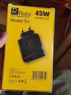 Ruby 45w Super Fast Charger Type-C to Type-C  Contact on 03702327026