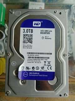3 TB Hard disk WD with warranty