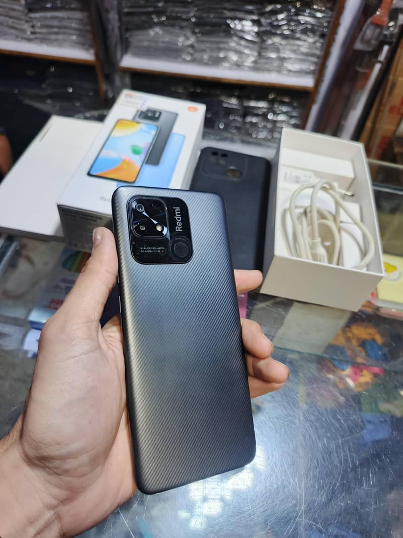 redmi 10c lush condition 4/128 memory full box 0